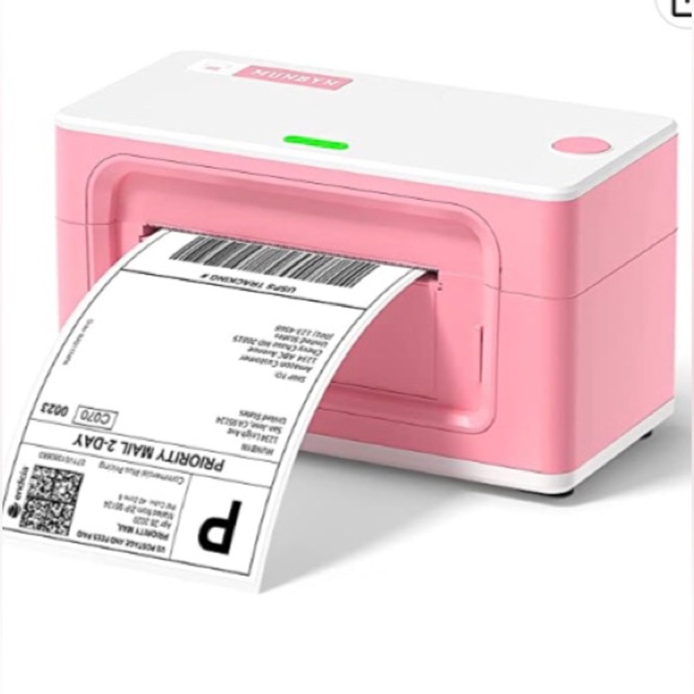 Pink-Munbyn 4x6 Thermal Label Printer-NWT💗